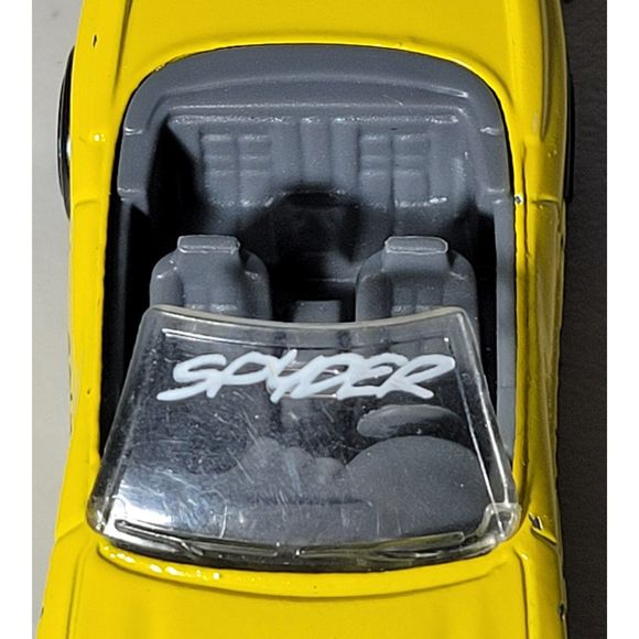 Vintage 1994 Matchbox 1:60 Mitsubishi 3000GT Spyder Yellow Convertible Pre-Owned - Picture 7 of 9